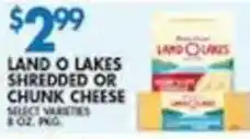 Associated Land O Lakes shredded or chunk cheese offer