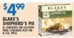 Associated Blake's shepherd's pie offer