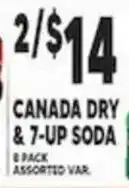 Associated Canada Dry & 7-Up Soda offer