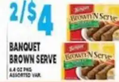 Associated Banquet brown serve offer