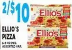 Associated Ellio's pizza offer