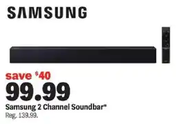 Meijer Samsung 2 Channel Soundbar offer