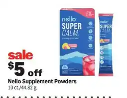 Meijer Nello Supplement Powders offer