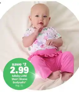 Meijer Lullaby Lane Short Sleeve Bodysuits offer