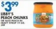 Associated Libby's peach chunks offer