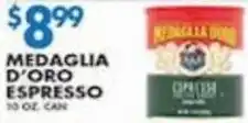 Associated Medaglia D'Oro espresso offer