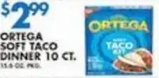 Associated Ortega soft taco dinner offer