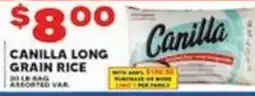 Associated Canilla long grain rice offer