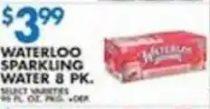 Associated Waterloo Sparkling Water offer