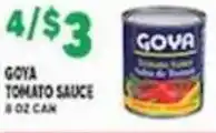 Associated Goya tomato sauce offer