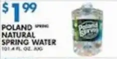 Associated Poland spring natural spring water offer