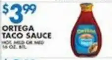Associated Ortega Taco Sauce offer