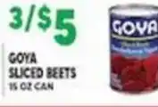 Associated Goya sliced beets offer