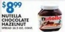 Associated Nutella chocolate hazelnut spread offer