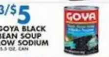 Associated Goya black bean soup offer