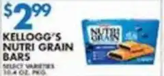 Associated Kellogg's Nutri Grain Bars offer