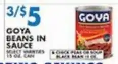 Associated Goya beans in sauce offer