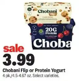Meijer Chobani Flip or Protein Yogurt offer