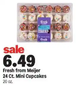 Meijer Fresh from Meijer Mini Cupcakes offer