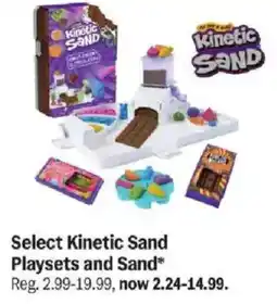 Meijer Select Kinetic Sand Playsets and Sand offer