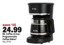 Meijer Mr. Coffee 12 Cup Programmable Coffee Maker offer
