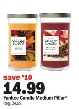 Meijer Yankee Candle Medium Pillar offer