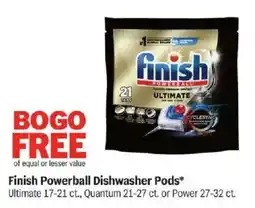 Meijer Finish Powerball Dishwasher Pods offer