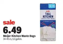 Meijer Meijer kitchen waste bags offer