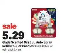 Meijer Glade Scented Oils Auto Spray offer