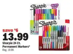 Meijer Sharpie 24 Ct. Permanent Markers offer
