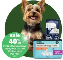 Meijer Pet Life Unlimited Puppy Pads offer