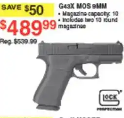 Dunham's Sports G43X MOS 9mm offer