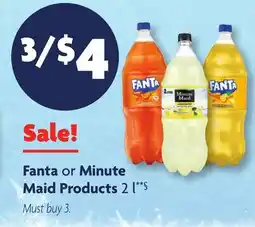 Family Dollar Fanta or Minute Maid Products offer