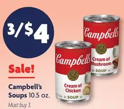 Family Dollar Campbell's Soups offer