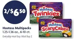Family Dollar Hostess Multipacks offer