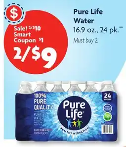 Family Dollar Pure Life Water offer
