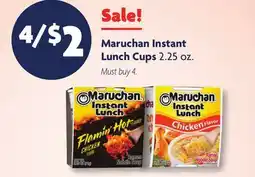 Family Dollar Maruchan Instant Lunch Cups offer