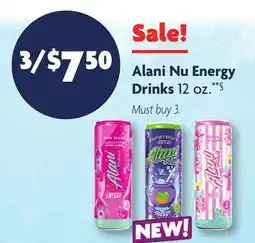 Family Dollar Alani Nu Energy Drinks offer