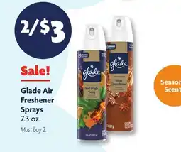 Family Dollar Glade Air Freshener Sprays offer