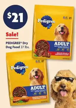 Family Dollar PEDIGREE Dry Dog Food offer