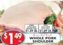 Met Foodmarkets Whole Pork Shoulder offer
