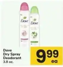 Safeway Dove Dry Spray Deodorant offer