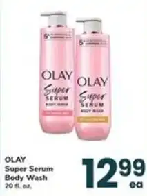 Safeway Olay super serum body wash offer