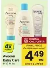 Safeway Aveeno Baby Care offer