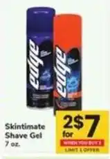 Safeway Edge Skintimate Shave Gel offer