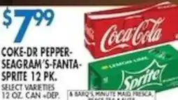 Met Foodmarkets Coca-Cola Dr Pepper Seagram's Fanta Sprite 12 Pk offer