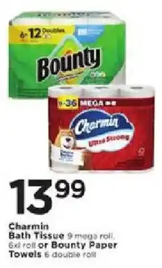 Cub Foods Charmin Bath Tissue or Bounty Paper Towels offer