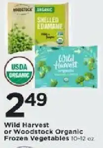 Cub Foods Wild Harvest or Woodstock Organic Frozen Vegetables offer