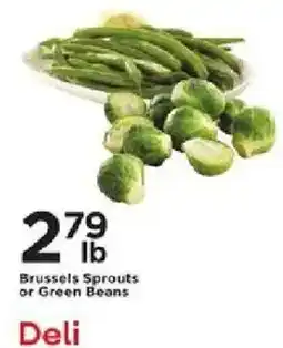 Cub Foods Brussels Sprouts or Green Beans offer
