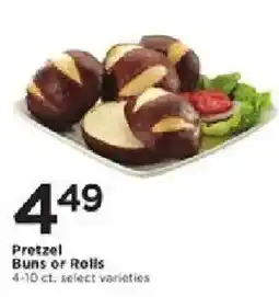 Cub Foods Pretzel Buns or Rolls offer